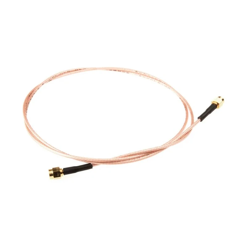 TE Connectivity SMA Series 1 m RG316 Coaxial Cable 50 Ω Black Terminated RG316