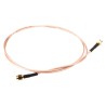 TE Connectivity SMA Series 1 m RG316 Coaxial Cable 50 Ω Black Terminated RG316