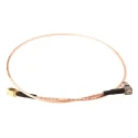 TE Connectivity SMA Series 500 mm RG316 Coaxial Cable 50 Ω, Black, Terminated RG316