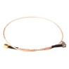 TE Connectivity SMA Series 500 mm RG316 Coaxial Cable 50 Ω, Black, Terminated RG316