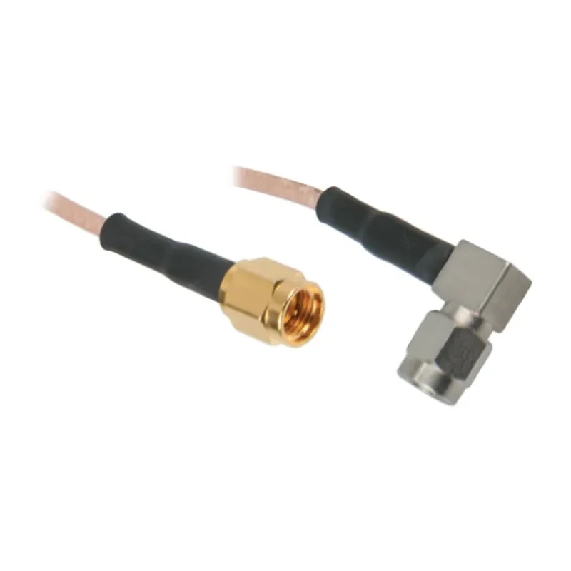 TE Connectivity SMA Series 500 mm RG316 Coaxial Cable 50 Ω, Black, Terminated RG316