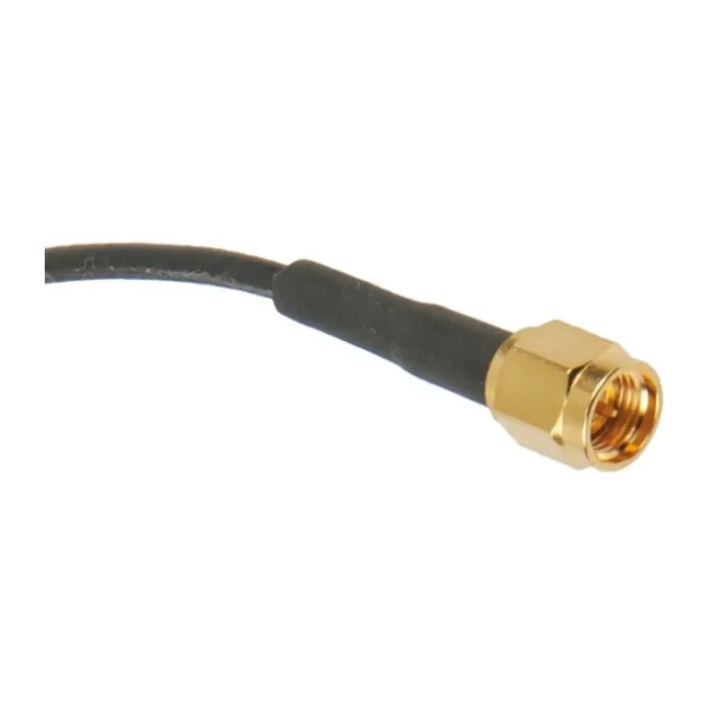 TE Connectivity SMA Series 500 mm RG174 Coaxial Cable 50 Ω Black Terminated RG174