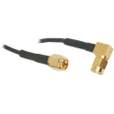 TE Connectivity SMA Series 500 mm RG174 Coaxial Cable 50 Ω Black Terminated RG174