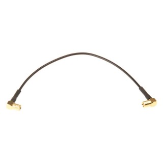TE Connectivity SMB Series 250 mm RG174 Coaxial Cable 50 Ω Black Terminated 