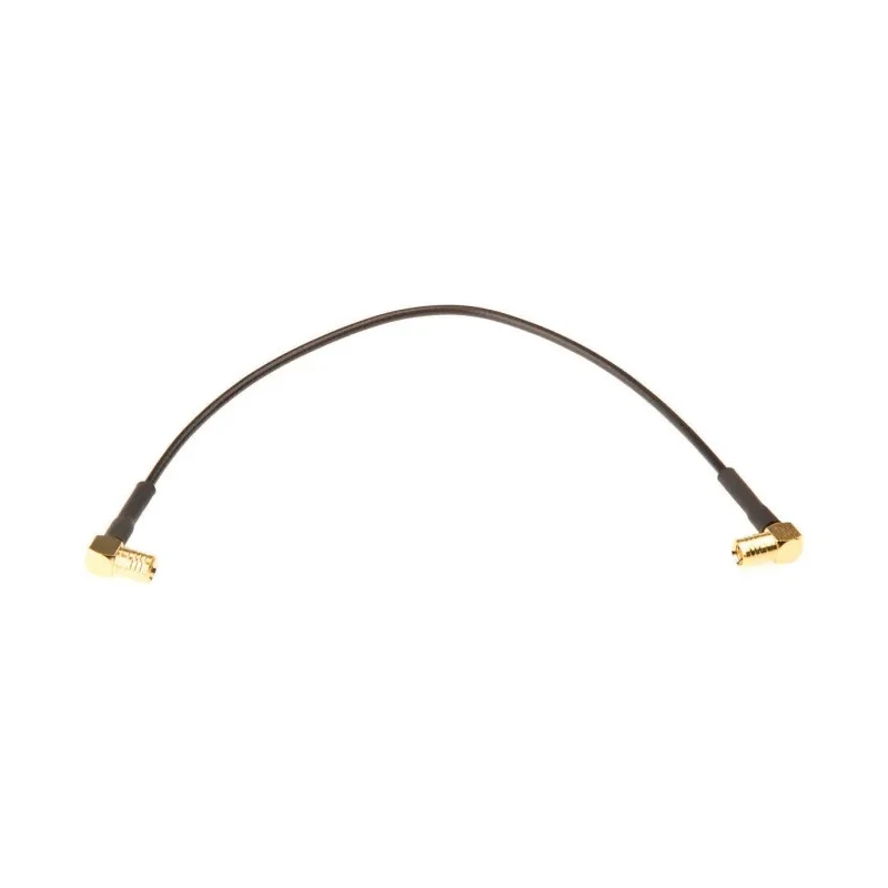 TE Connectivity SMB Series 250 mm RG174 Coaxial Cable 50 Ω Black Terminated 