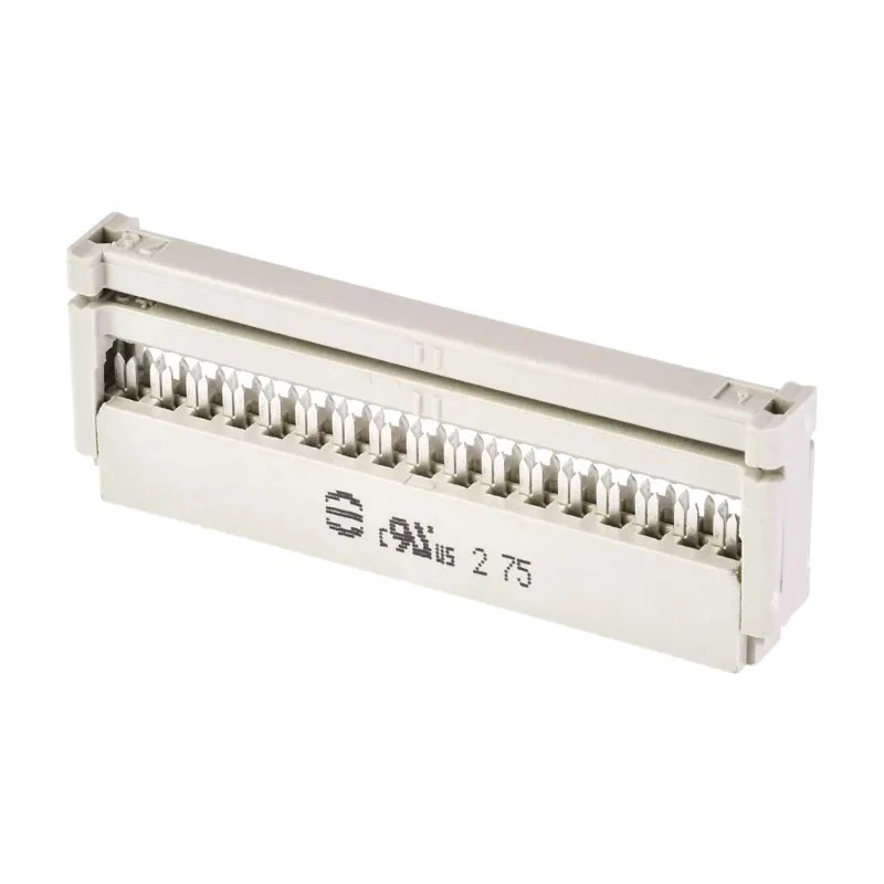 HARTING 34-Way IDC Connector Female for Cable, 2 Row, Shrouded, Gold Plating, 2A, 320V AC, SEK 18 Series 09185346813