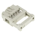 HARTING 10-Way 2 Row Female IDC Connector for Cable, 2.5A, 320V AC, Gold Plated Contacts 09185106813