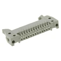 HARTING SEK 18 Series Right Angle Through Hole PCB Header 26 Contact 2.54 mm Pitch 2 Row Shrouded 09185266903