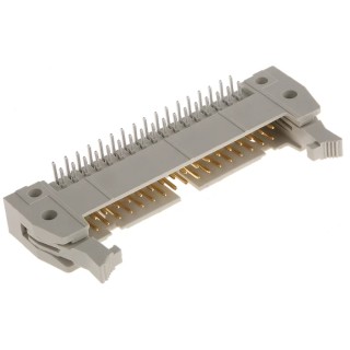 HARTING SEK 18 Series Right Angle Through Hole PCB Header 34 Contacts 2.54 mm Pitch 2 Row Shrouded 09185346903