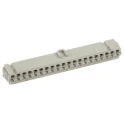 HARTING 40-Way IDC Connector Female for Cable, 2 Row, 2.5A Current, 320V AC, Gold Plated Contacts 09185406813
