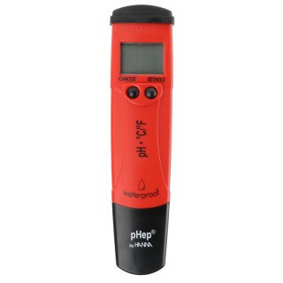 Hanna Instruments pH Meter with ±0.05 pH Accuracy, 0.01 pH Resolution, 16 pH Max, 60 °C Max HI-98128