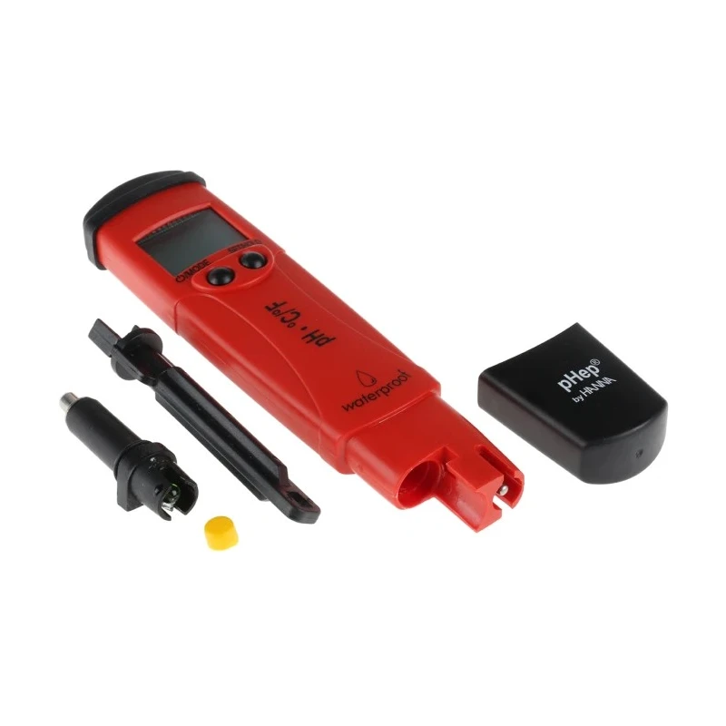 Hanna Instruments pH Meter with ±0.05 pH Accuracy, 0.01 pH Resolution, 16 pH Max, 60 °C Max HI-98128