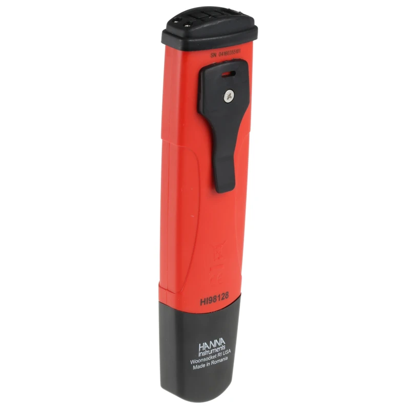 Hanna Instruments pH Meter with ±0.05 pH Accuracy, 0.01 pH Resolution, 16 pH Max, 60 °C Max HI-98128