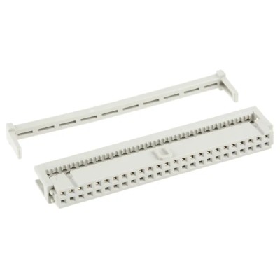 HARTING 50-Way IDC Connector Female for Cable, 2 Row, 2.5A Current, 320V AC, Gold-Plated Contacts 09185506813