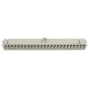 HARTING 50-Way IDC Connector Female for Cable, 2 Row, 2.5A Current, 320V AC, Gold-Plated Contacts 09185506813
