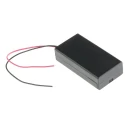 Keystone Battery Holder for 2 AA Cells with Coil Spring Termination, Chassis Mount, ABS Body, 68.3mm Length 2490