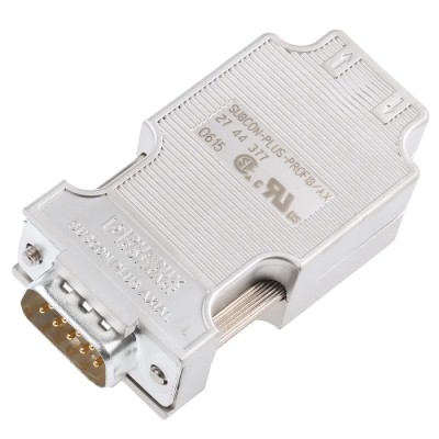 Phoenix Contact SUBCON-PLUS-PROFIB/AX 9 Way Straight Cable D-Sub Connector Male 5V 100mA ABS Housing 2744377