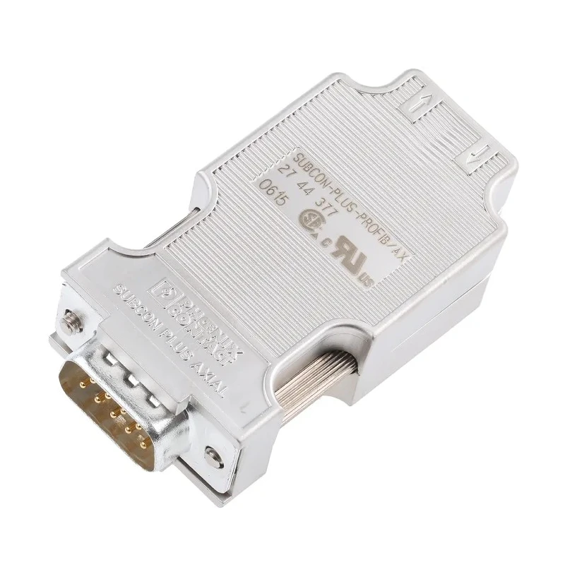 Phoenix Contact SUBCON-PLUS-PROFIB/AX 9 Way Straight Cable D-Sub Connector Male 5V 100mA ABS Housing 2744377