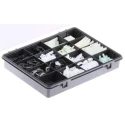 HellermannTyton Cable Accessory Fixing Kit Black Polyamide 12, Polyacetal, Polyamide 4.6, Ethylene 151-00000 BMS-100-DIV-MIX