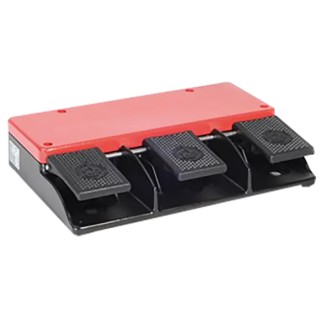 Bernstein AG Momentary Foot Switch 3 NO/3 NC, Aluminium Housing, 10 A Contact Current, 400 V AC, Series 606 6063111025