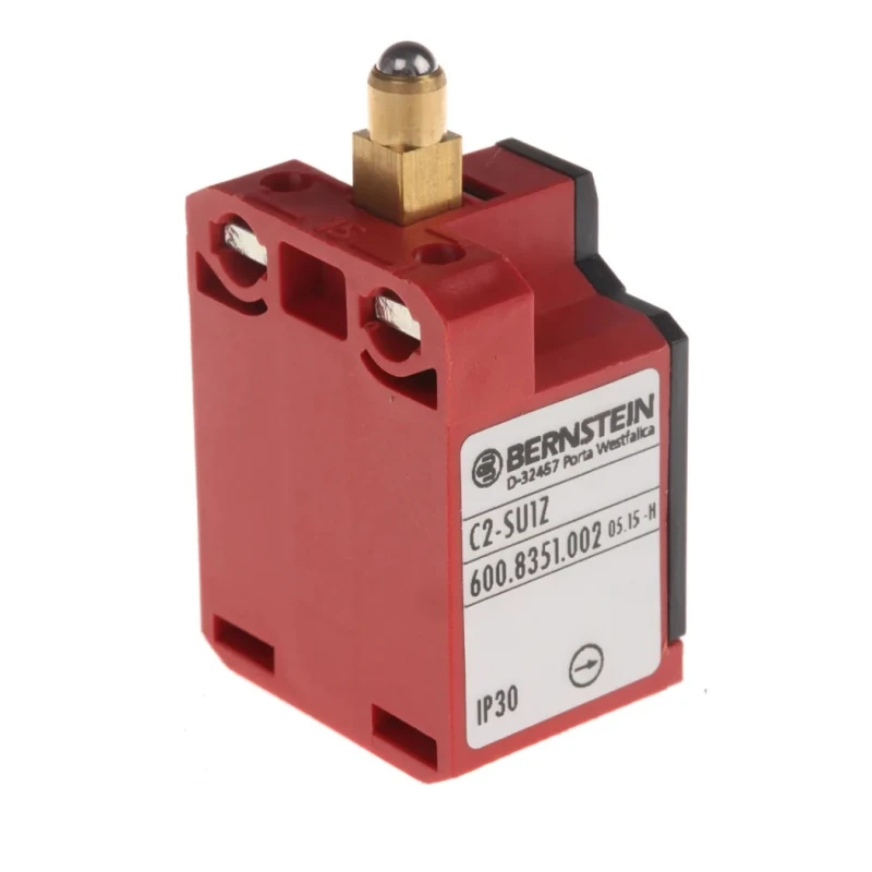Bernstein AG C2 Series Plunger Interlock Switch, 1 NO/1 NC, IP20 Glass Reinforced Plastic Housing 