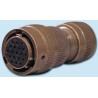Glenair Copper Alloy Straight 6 Way Cable MIL Spec Circular Connector Male, Female Contacts, Shell Size 10 IPT06