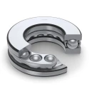 NSK 1 Row Metric Steel Ball Thrust Bearing 20 mm Inside Diameter, 35 mm Outside Diameter, 10 mm Race Width 51104 N