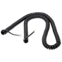 Decelect Telephone Cord, Black, 5 m SPE190842