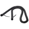 Decelect Telephone Cord, Black, 5 m SPE190842