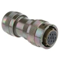 Glenair MIL Spec Circular Connector Copper Alloy Straight 10 Way Cable, Female and Male Contacts, Shell Size 12 IPT06