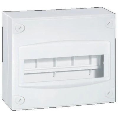 Legrand White Plastic Enclosure with White Lid, IP30, IK05, Dimensions 225mm x 83mm x 190mm IP30