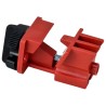 Brady Red 2-Lock Lockout Glass Filled Nylon Circuit Breaker Switch Lockout 7.11mm UNIVERSAL MULTI-POLE BREAKER LOCKOUT