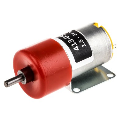 RS PRO Brushed Geared DC Geared Motor 3V DC, 1.71W, 604 RPM, 4 Ncm Torque, 4 mm Shaft Diameter 413-0587