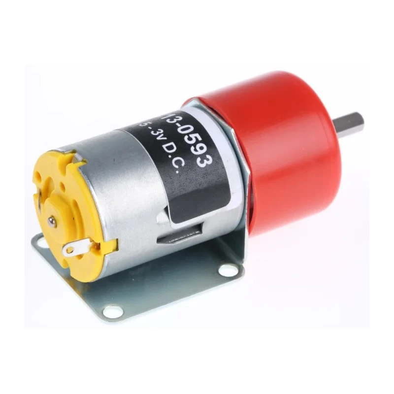 RS PRO Brushed Geared DC Geared Motor 3V dc, 1.71 W, 6 Ncm Torque, 240 rpm, 4 mm Shaft Diameter 413-0593