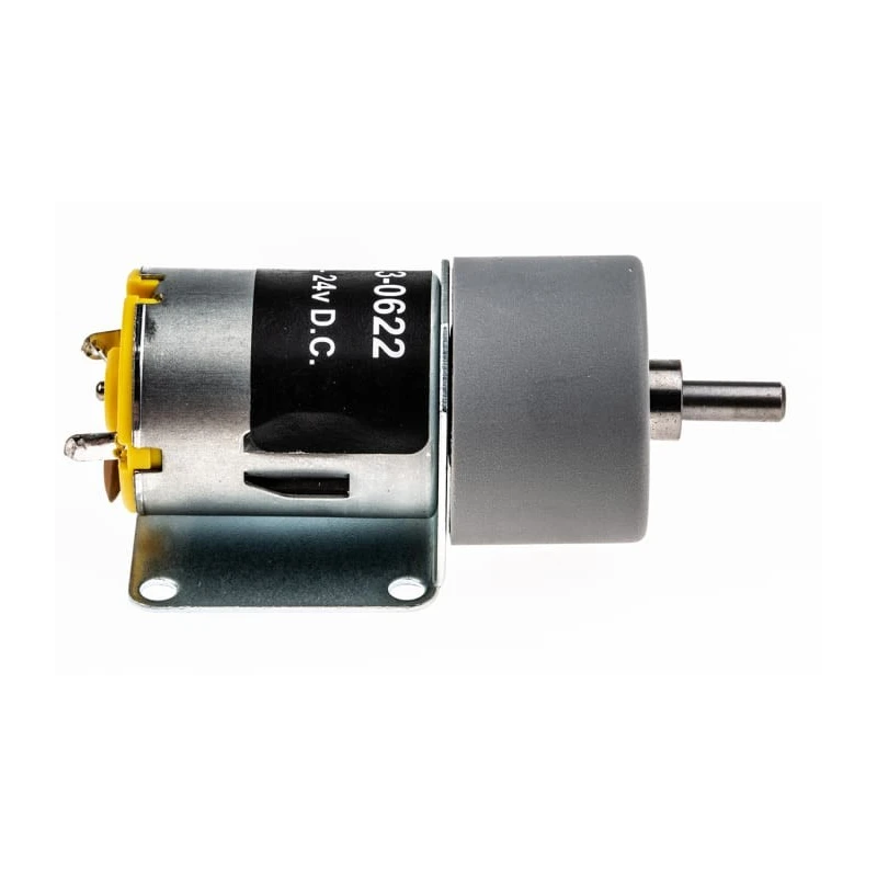 RS PRO Brushed DC Geared Motor 12V DC 1.31W 10 Ncm Torque 66 RPM 4 mm Shaft Diameter 413-0622