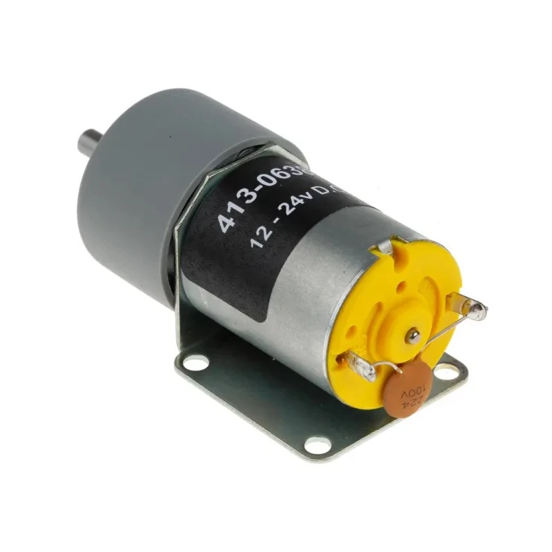 RS PRO Brushed Geared DC Geared Motor 1.31 W 12V dc 59 mNm Torque 274 rpm 4 mm Shaft Diameter 413-0638
