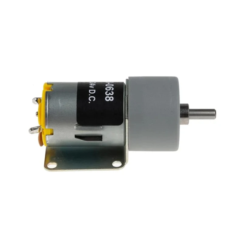 RS PRO Brushed Geared DC Geared Motor 1.31 W 12V dc 59 mNm Torque 274 rpm 4 mm Shaft Diameter 413-0638