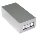 Takachi Electric Industrial MB Series Aluminium Enclosure with Silver Lid, 65 mm x 200 mm x 100 mm MB10-7-20