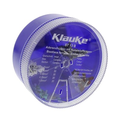 Klauke Bootlace Ferrule Assorted Terminal Boxes Crimp Terminal Kit ST13B