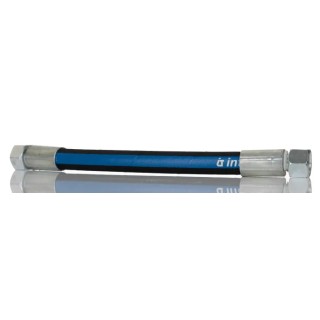 RS PRO 258mm Synthetic Rubber Hydraulic Hose Assembly, 330 bar Max Pressure 110-1998