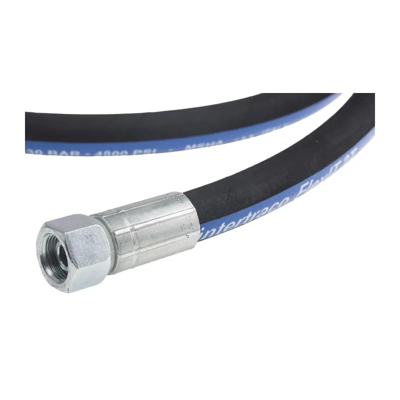 RS PRO 558mm Synthetic Rubber Hydraulic Hose Assembly, 330 bar Max Pressure 110-2001