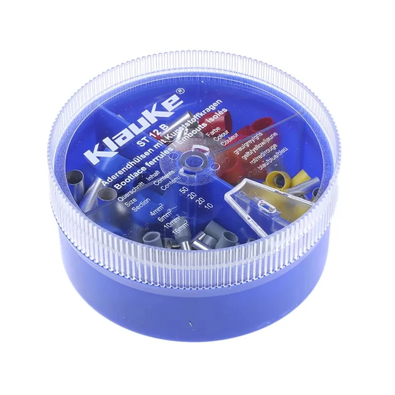Klauke Bootlace Ferrule Assorted Terminal Boxes Crimp Terminal Kit ST12B
