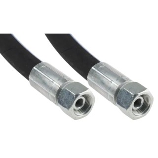 RS PRO 658mm Synthetic Rubber Hydraulic Hose Assembly, 330 bar Max Pressure 110-2002
