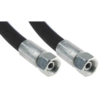 RS PRO 658mm Synthetic Rubber Hydraulic Hose Assembly, 330 bar Max Pressure 110-2002