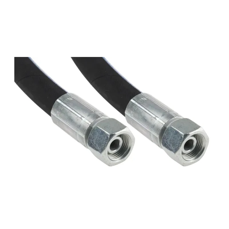 RS PRO 658mm Synthetic Rubber Hydraulic Hose Assembly, 330 bar Max Pressure 110-2002