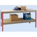 RS PRO Grey 4 Shelf Steel Shelving System Beams 2000mm Width 380mm Depth 300kg Load Capacity 409-4582