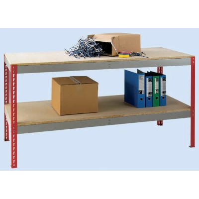 RS PRO Grey 4 Shelf Steel Shelving System Beams 2000mm Width 380mm Depth 300kg Load Capacity 409-4582