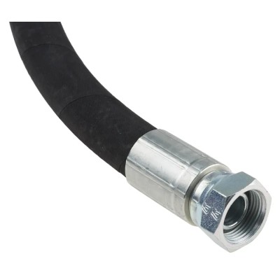RS PRO 1.95m Synthetic Rubber Hydraulic Hose Assembly, 215 bar Maximum Operating Pressure 110-2158