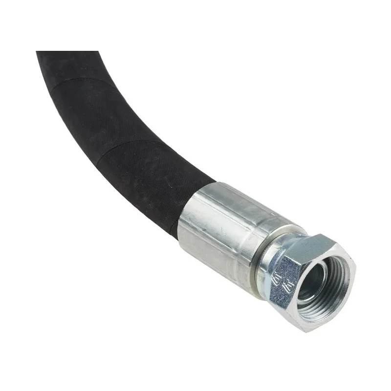 RS PRO 1.95m Synthetic Rubber Hydraulic Hose Assembly, 215 bar Maximum Operating Pressure 110-2158