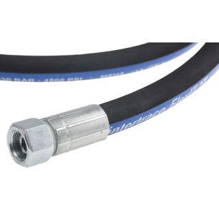 RS PRO Synthetic Rubber Hydraulic Hose Assembly 1.46m Length 330 bar Max Pressure 3/8 inch Female to Female 110-2007